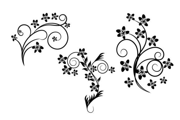 Abstract Floral Flower Cute Ornament Review
