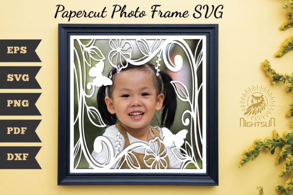 Beautiful Floral Photo Frame Papercut 2 Review