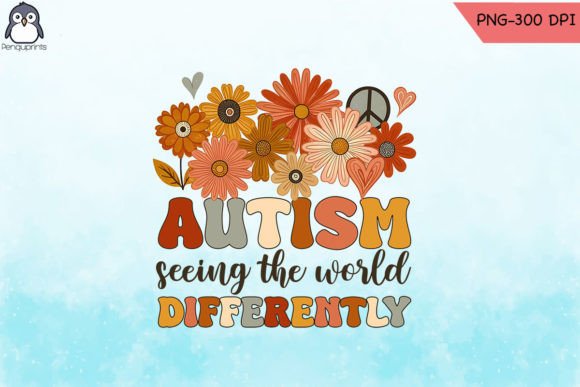 Floral Autism Awareness PNG Review