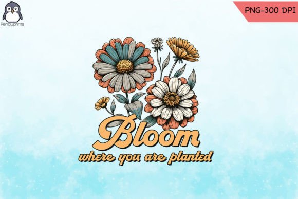 Floral Bloom Where You Are Planted PNG Review