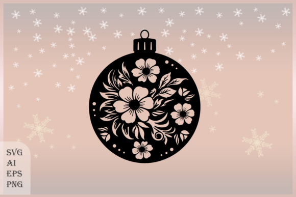 Floral Christmas Ball Embroidery Design Review