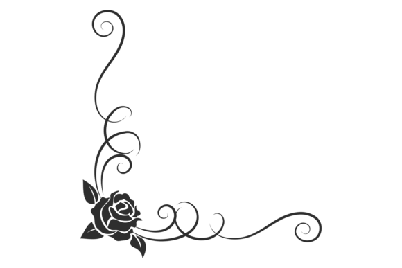 Floral Corner Calligraphic Border Review