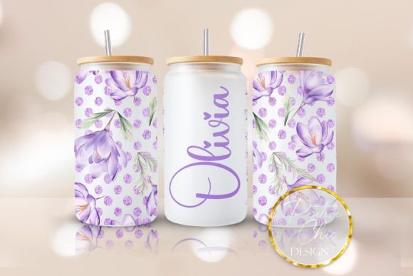 Floral Personalized Libbey Glass Wrap Review
