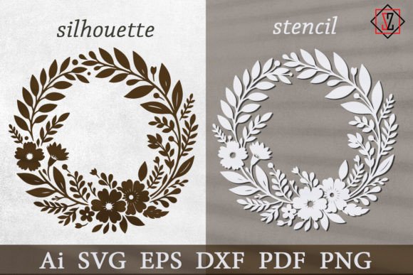 Floral Wreath Stencil silhouette: A Designer's Real-World Review