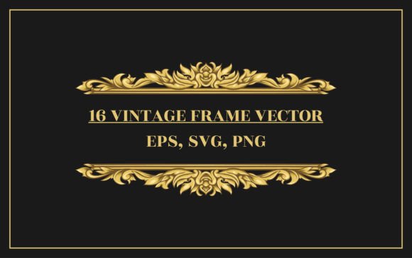 Gold Frame Vintage with Floral Design: A Designer's Review