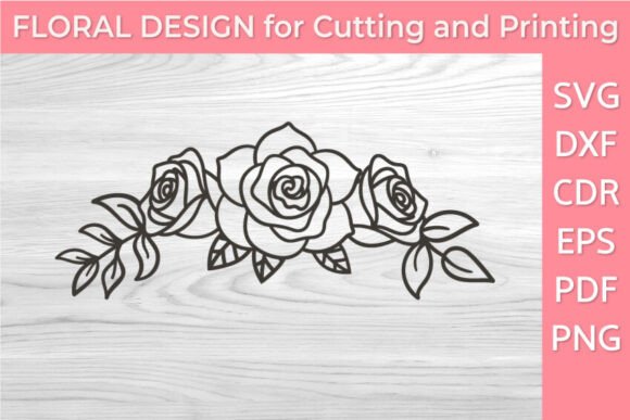 Graceful Rose SVG Border for Printables Review