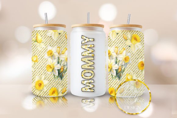 Mommy Floral Libbey Can Wrap PNG UVDTF Review