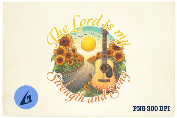 My Strength and Song Guitar Floral PNG Review