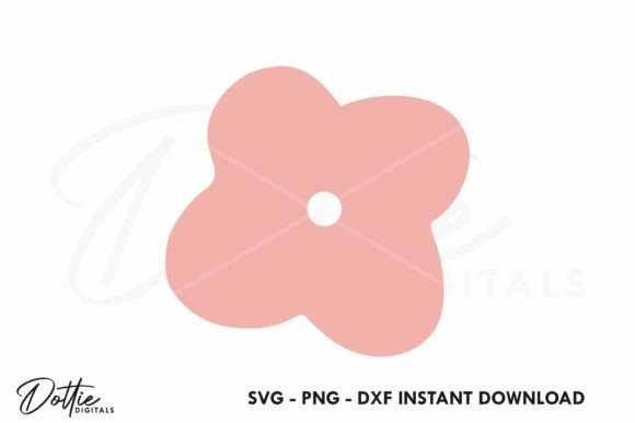 Simple Abstract Flower SVG PNG DXF Review