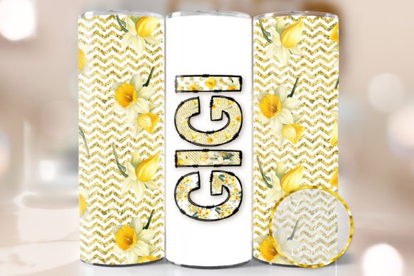 Spring Floral Gigi Tumbler Wrap PNG Review
