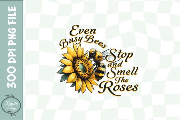Sunflower Busy Bees Floral Bee PNG Review