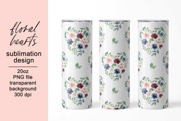 Tumbler Wrap Floral Hearts Embroidery Design Review